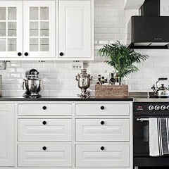 18 Piece Drawer Hardware – Black 30mm Cabinet Knobs & 18 Pack Round-type Black