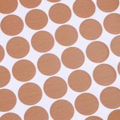54x Self Adhesive Screw Covers Caps Dustproof Sticker Screw Hole Covers Stickers