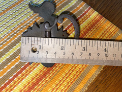 4 Vintage Drawer Pulls 3″W x 2 5/8″ “H Batwing Drop Style-Single Screw