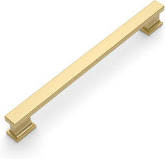 10 Pack Brushed Gold Cabinet Pulls 8.8 Inch(228Mm) Hole Center Drawer Pulls Cabi