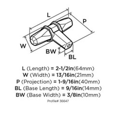LOT OF 25 Amerock Carrione 2-1/2 in. Marble White/Polished Nickel Cabinet Knob