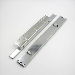 16 Inch Drawer Slides Cold Rolled Steel Electroplated Finish Undermount Type