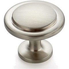 15 Pack Brushed Nickel Round Knobs – Durable Cabinet Hardware for Modern Homes