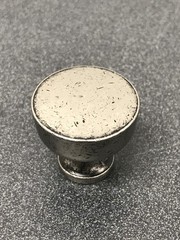 Mng hardware 85464 Precision 1-1/4 in. Distressed Pewter Round Cabinet Knob