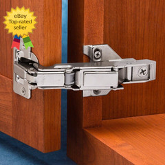 170 Degree Face Frame Cabinet Hinge Soft Close Furniture Door Hardware Set Kit