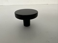 Amerock BP36904FB Versa 1-3/8 in. Dia (35 mm) Cabinet Knob Matte Black