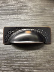Belwith Hickory Drawer Cabinet Cup Pull Handle Oil-Rubbed Bronze Highlighted (61