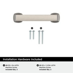 Amerock BP37060G10Hybridize 3 inch (76mm) Center-to-Center Satin Nickel Cabinet