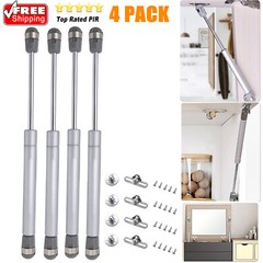 4 PCS Door Hinge Gas Spring Strut Prop Shock Lift Kitchen Cabinet Hydraulic 100N