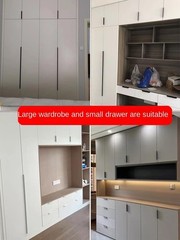 Shozafia 4 Pack Finger Pulls Cabinets Finger Handles Drawer Edge Tab Pull