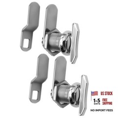 5/8″ Thumb Operated Offset Cam Lock, RV Compartment Latch, 5/8 Inch – 2 Pack