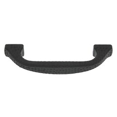 10 Pack Warwick Wrought Iron Black 3″cc Hammered Cabinet Handle Pull DH1004BL