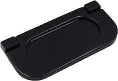 3” Recessed Type Furniture Wardrobe Drawer Pull Handle Flat Black Cabinet Flush
