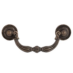 1-100Pcs 3″ Vintage Drop Bail Dresser Cabinet Handle Drawer Pull Antique Bronze