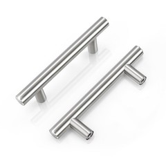 Knobonly 30 Pack Cabinet Pulls, 3 Inch Hole Center Kitchen Handles, Brushed N…