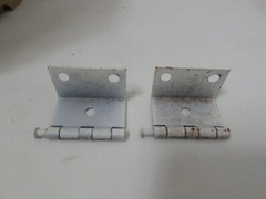 12 Pair Amerock Cabinet Hinges E5987 Prime Coat Finish Semi Concealed 3/4″ Flush