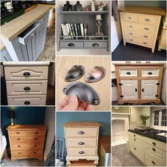 10 Pack Silver Cabinet Pulls Vintage Farmhouse Knobs for Dresser Cupboard
