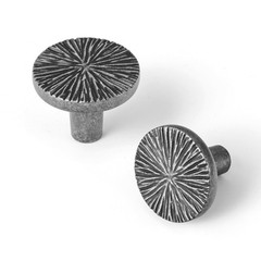 6 PCS 1.3” 33 mm Antique Sliver Zinc Alloy Cabinet Knobs Drawer Pulls Decor