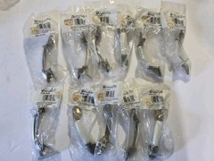Amerock BP981-R1W 3″cc Cabinet Handle Pull White Center Lot Of 11 NOS