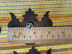 4 Vintage Drawer Pulls 3″W x 2 5/8″ “H Batwing Drop Style-Single Screw