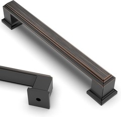 Oil Rubbed Bronze 5in (128mm) Drawer Handle Cabinet Pull (Pack of 10)