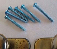 Antique Brass Brushed Drawer Cabinet Pulls Knobs Backing Plates Lot Of 6 W/Screw