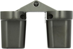 Fire-Rated Invisible Hinge 220 for 2″ Thick Material, Zinc Black Finish