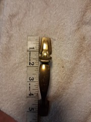 NOS Belwith N13613 Brass Vertical 5.25 In. Pull