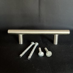 Pack Of 28 Brushed Nickel Cabinet Handles 5″ Drawer Pulls 3 Inch Hole Center Bar