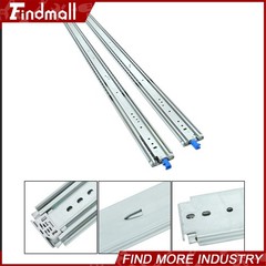 Findmall Heavy Duty 60″ Drawer Slides w/Lock 500lb – Full Extension Ball Bearing