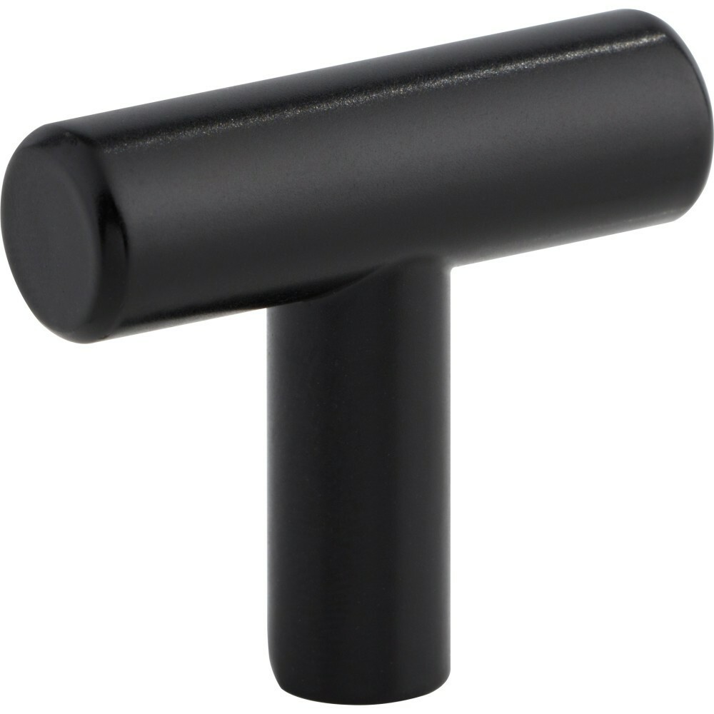 1.5″ Black Stainless Steel Kitchen Cabinet T Knob Vanity Pulls Furniture 39SSMB