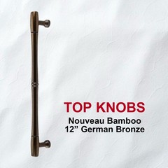 Top Knobs 12″ NOUVEAU BAMBOO Appliance Handle Pull German Bronze M726 Large