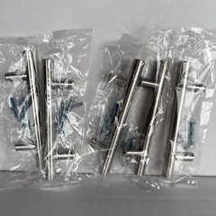 Modern Drawer Pulls Brushed Nickel Cabinet Handles 10 Pack 5” long 3 inch center