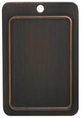 5 Pack Amerock | Cabinet Cup Pull | Oil Rubbed Bronze | 3 inch (76 mm) Center to