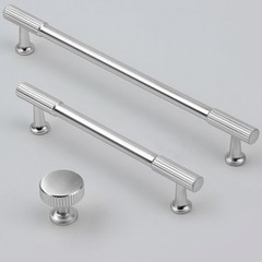 VEHCIL 20 Pack Brushed Nickel Cabinet Handles, 5″ Hole Centers Kitchen Cabinet