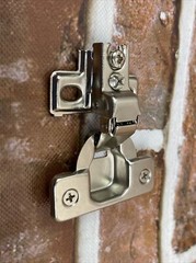 1pr HDS 1/2 Overlay Self Closing Concealed Hinge for Framed Cabinets 804404 NEW