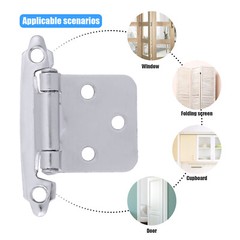 Kitchen Cabinet Hinges Overlay Self Closing Face Mount Cupboard Door Hinge Lot