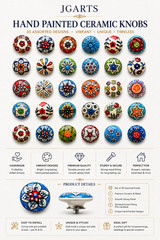 10 pcs Original Marrakesh colorful drawer knob mosaic ceramic pull cabinet knobs