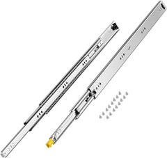Locking 30-Inch Ball Bearing Drawer Slides – 250 lbs Capacity & Smooth Operation