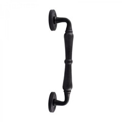 Black Door Pull Handle 9″ H Cast Iron Colonial Antique Design Renovators Supply