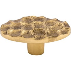 Top Knobs Cobblestone 2 5/8″ Length Cabinet Oval Knob Polished Brass – Hardware