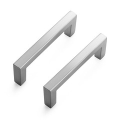 10 Pack Solid 3 Inch Center to Center Slim Square Bar Drawer Handles – Cabine…