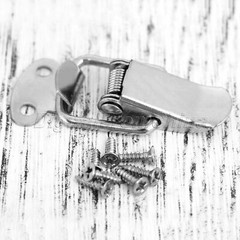 Classic Wood Chest Box Latch Spring Loaded Toggle Case Chest Trunk Catch & Screw
