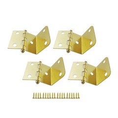 Durable Steel Semi-Concealed Hinge for Box, Chest & Cabinet, 1-1/2″ Width x 1…