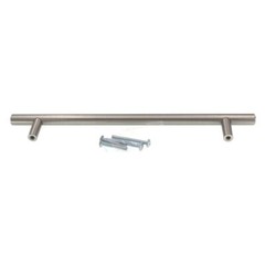 Style Selections European Bar Pull 7.5 Inch (192mm) Centers Satin Nickel 40924