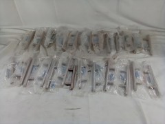 Lot of 25 Brushed Nickel Stainless Steel T-Bar Cabinet Drawer Pull Handles