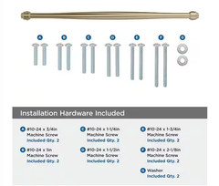 AMEROCK Enlivity 18″ (457Mm) Golden Champagne Classic Appliance Pull BP37730BBZ