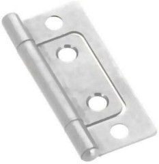 2″ x 11/16″ Non-Mortise Nickel Chrome Plated Hinge | 2 Pc/Pack