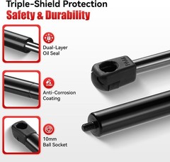 14Inch 24Lb 156N Gas Struts for Weather Guard Tool Box & Replacement Shocks f…