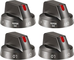(4PCS) DG94-03500A/Z for Samsung Electric Stove Knob Replacement,DG94-03500Y DG9